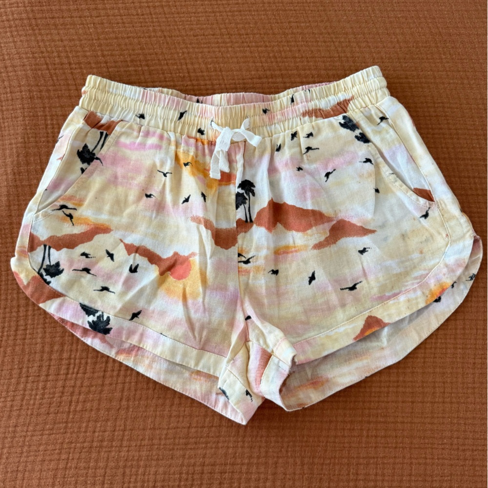 Billabong Women’s Colorful Tropical Patterned Shorts